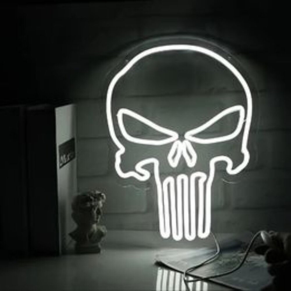 SKULL HEAD NEON LED SIGN